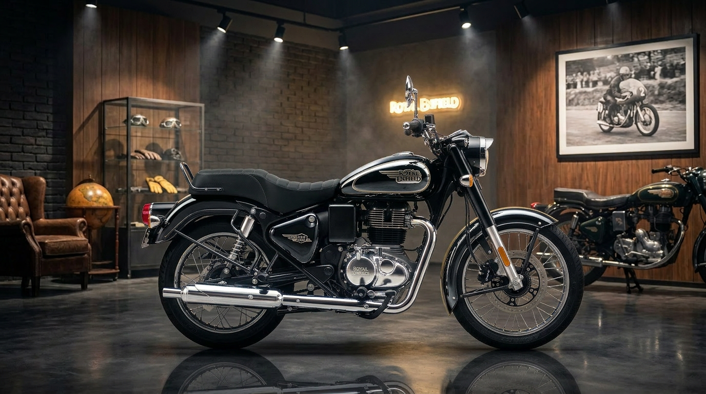Bullet 350 in Standard Black