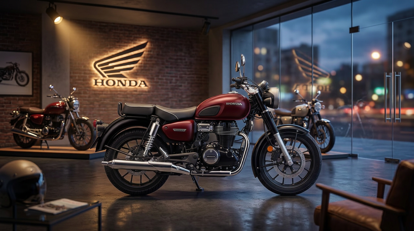CB350 in Rebel Red Metallic