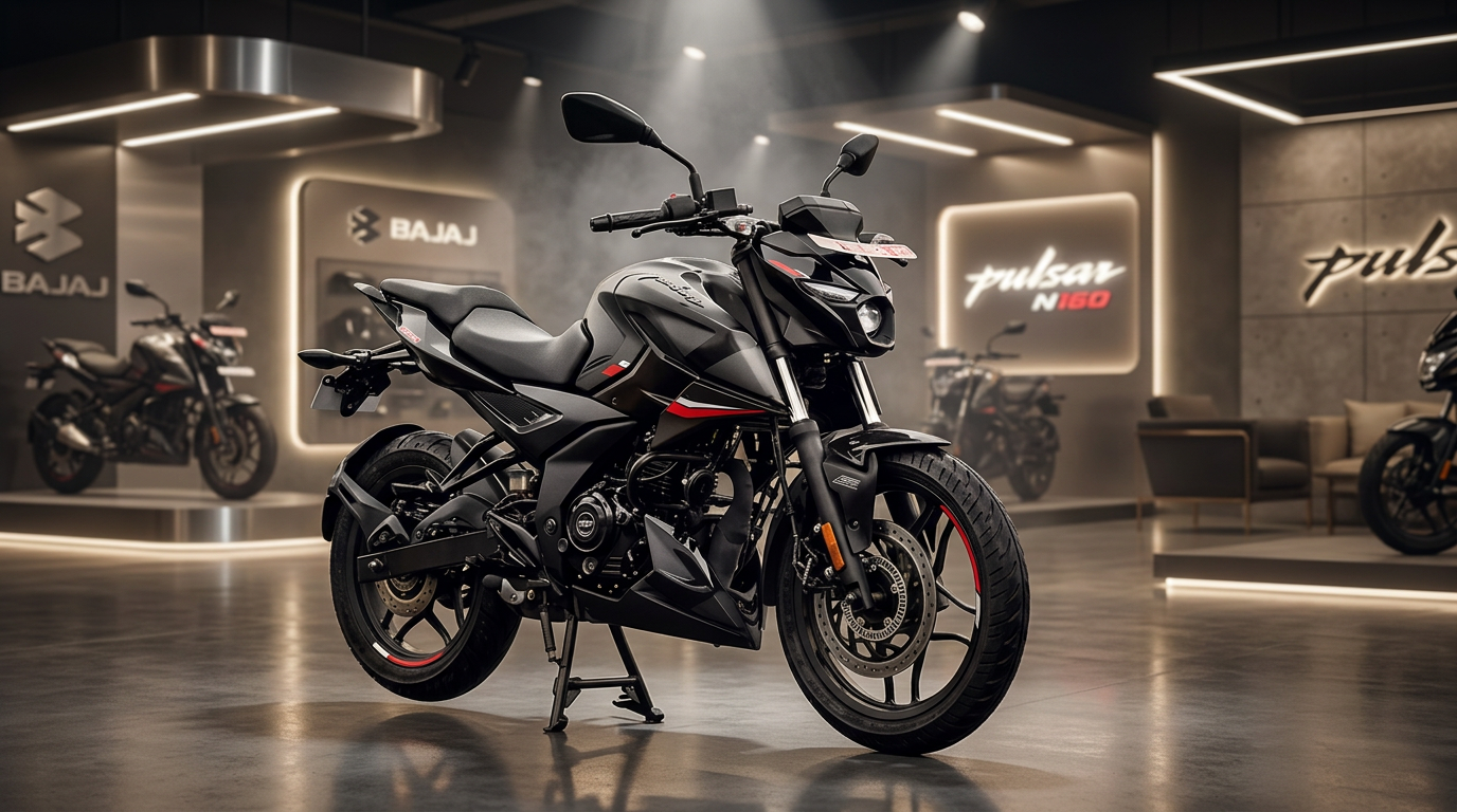 Pulsar N160 in Brooklyn Black
