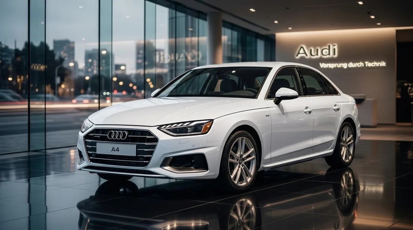A4 in Glacier White