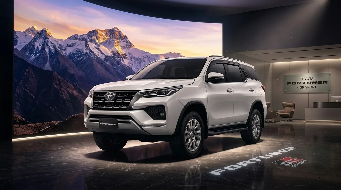 Fortuner in Super White