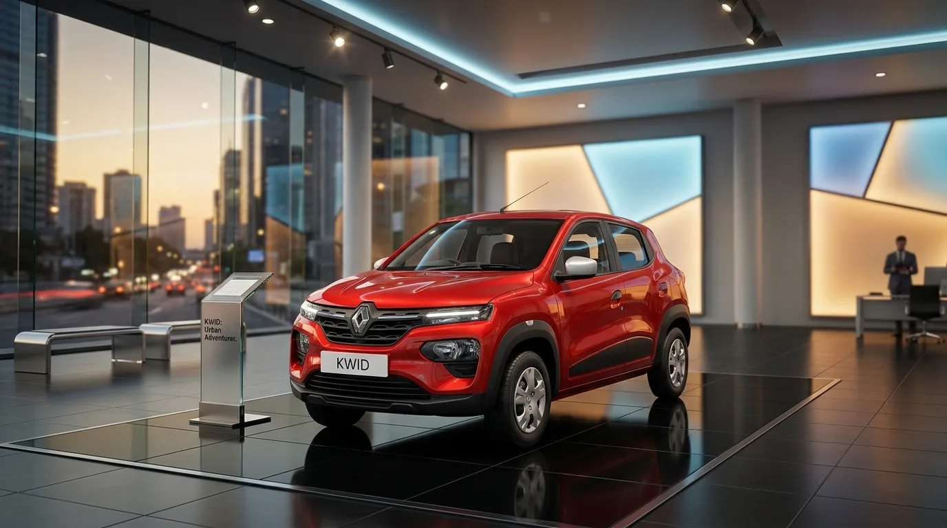 Kwid in Fiery Red