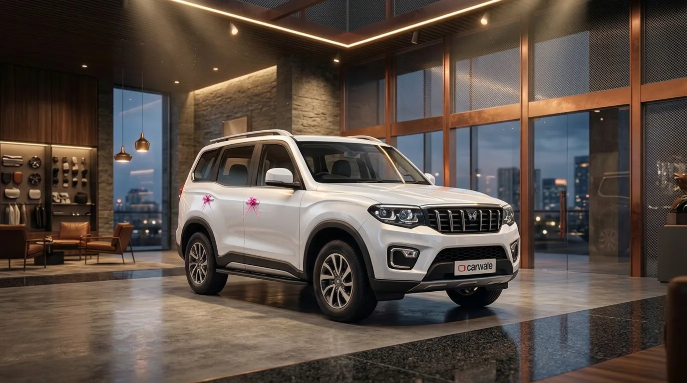 Scorpio N in Everest White