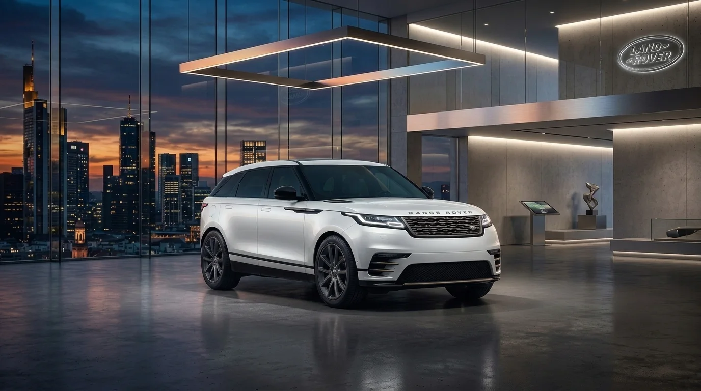 Range Rover in Fuji White